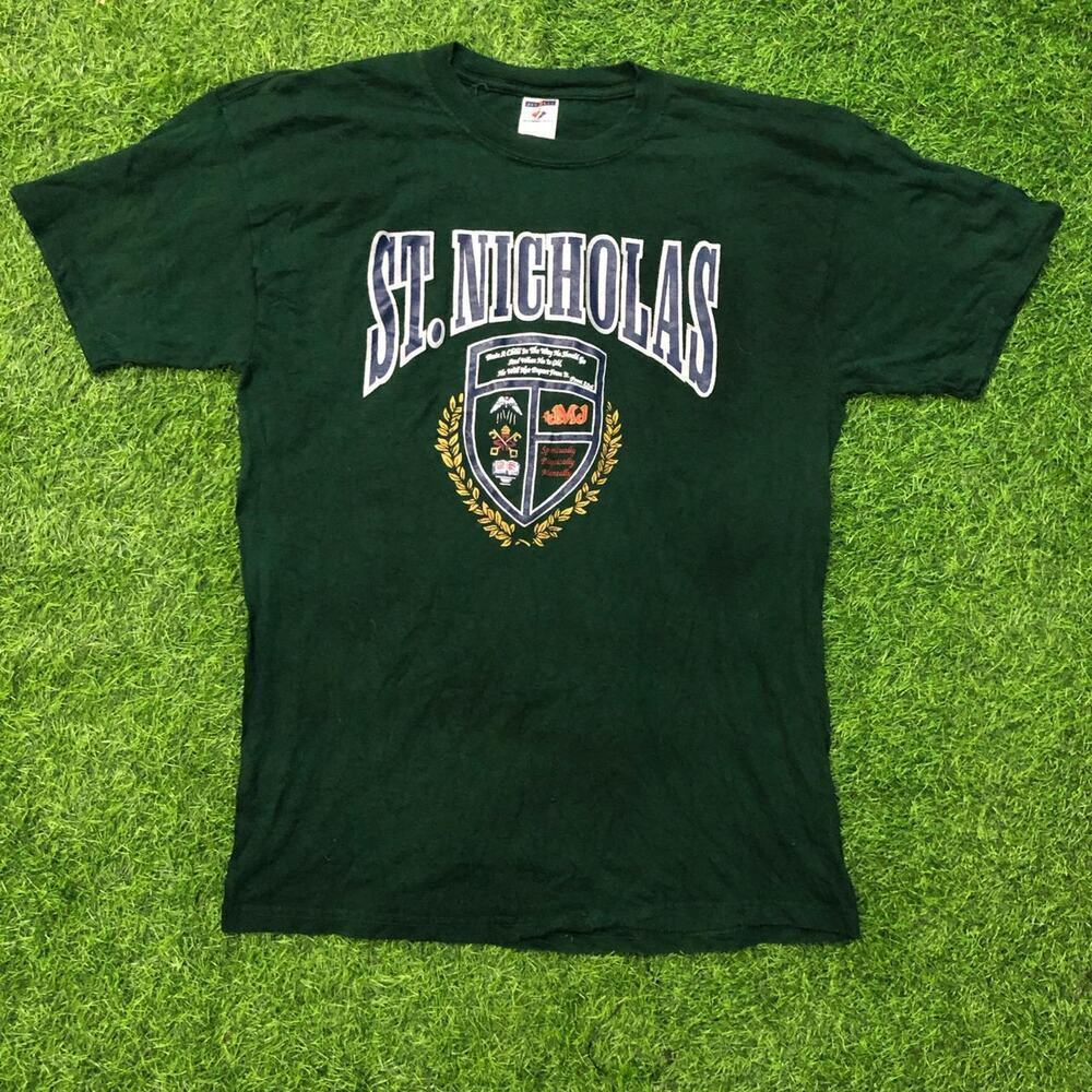Green Saint Nicholas Prov. 22:6 Graphic Tee